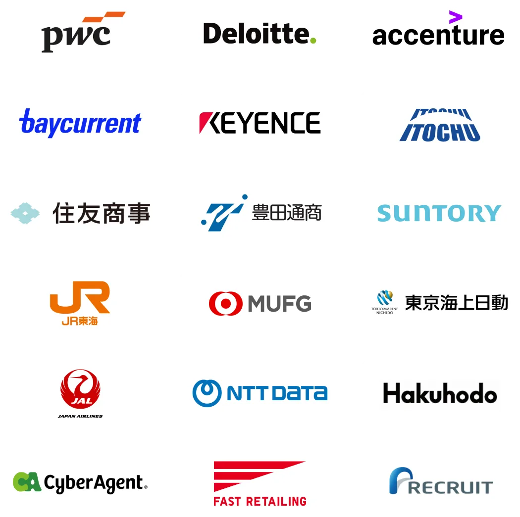 内定企業実績